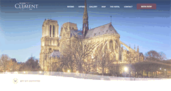 Desktop Screenshot of hotelclementparis.com